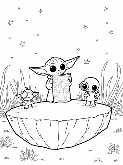 Baby Yoda’s treasure hunt