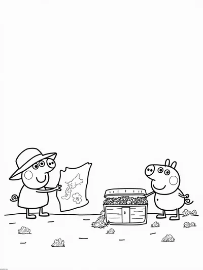 Peppa Pig treasure hunt