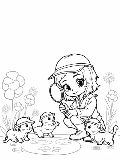 Gabby as a pet detective