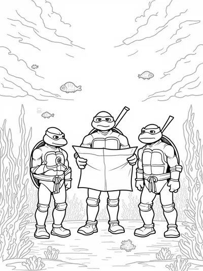 Teenage Mutant Ninja Turtles treasure hunt