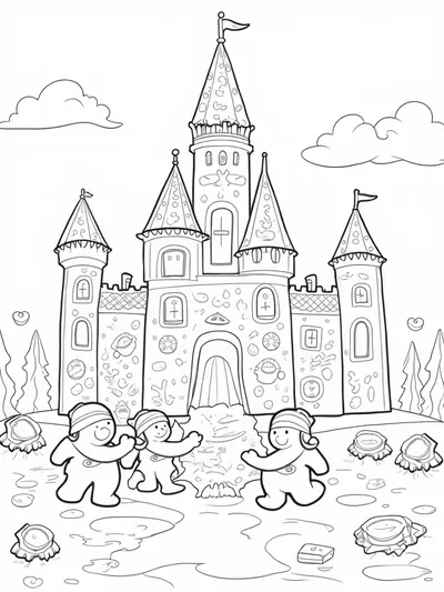 Gingerbread explorers treasure map