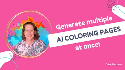 Generate Multiple Coloring Pages at Once