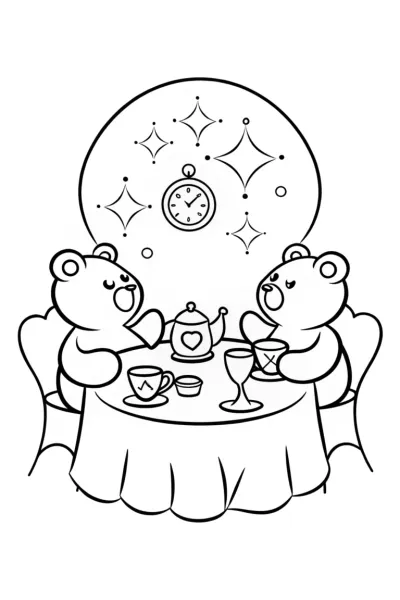 Care Bears time travel tea party