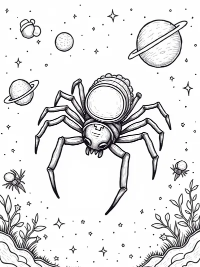 Spider’s space adventure