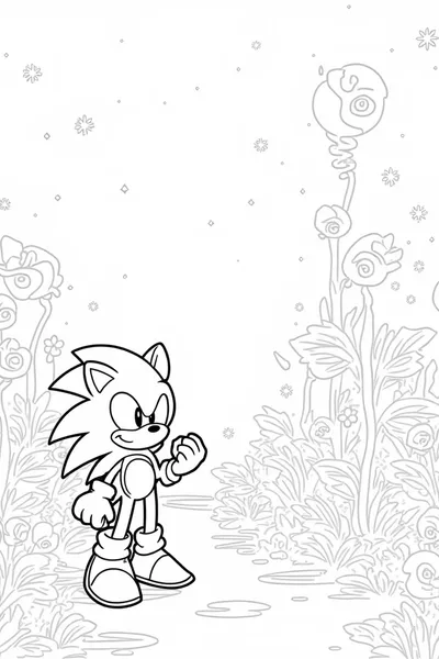 Super Sonic in a musical garden