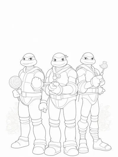 Teenage Mutant Ninja Turtles candy fun