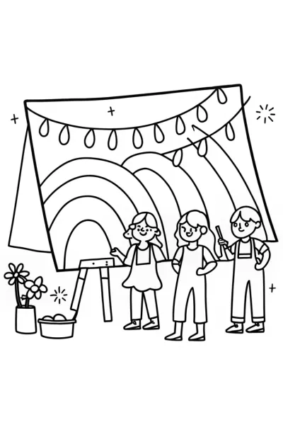 Rainbow High Adventure: Creating Colorful Rainbows!