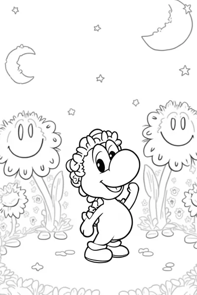 Yoshi at the flower festival