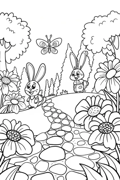 Banban’s Colorful Garden Adventure Fun