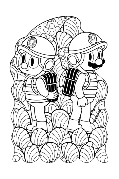 Mario and Luigi’s art adventure