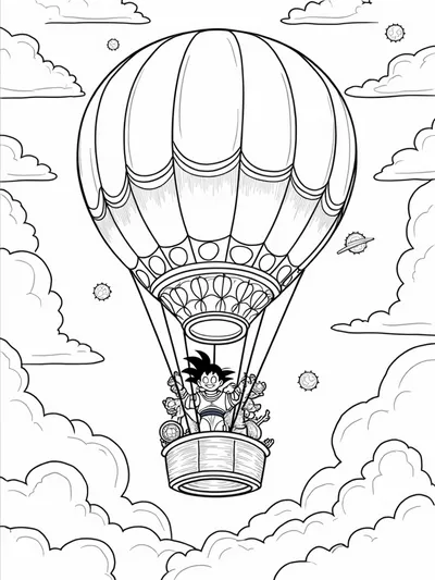 Goku’s balloon ride