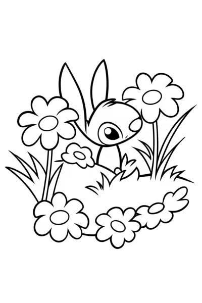 Stitch in a fabric garden