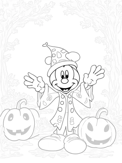 Mickey Mouse pumpkin potion adventure
