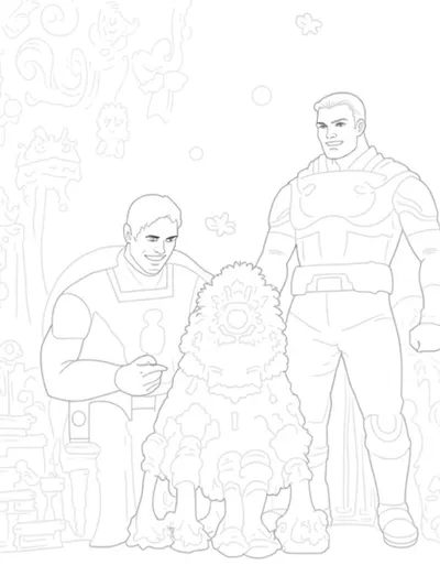 Avengers at the cosmic sanctuary