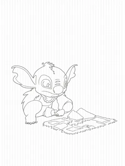 Stitch sewing a colorful quilt
