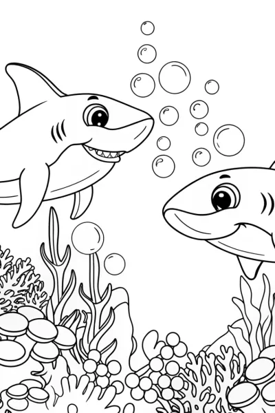 Shark bubble festival