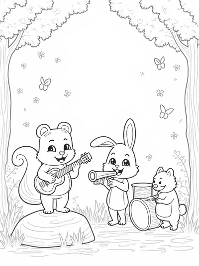 Whimsical woodland band