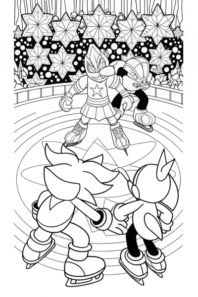 Super Sonic ice skating showdown