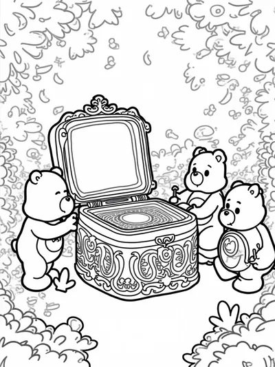 Care Bears magical music box