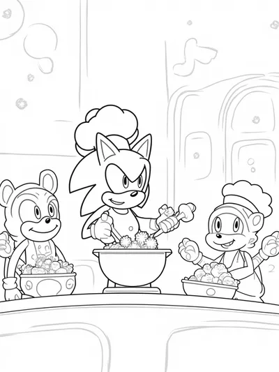 Sonic cooking in space