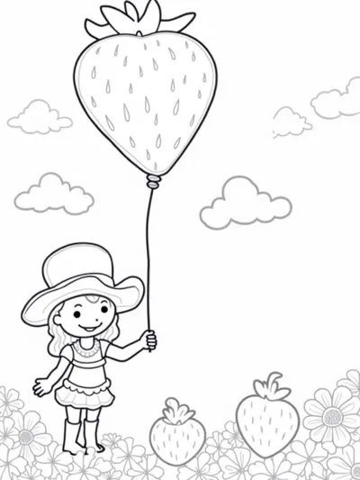 Strawberry Shortcake balloon adventure