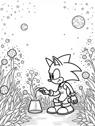 Super Sonic gardening in space