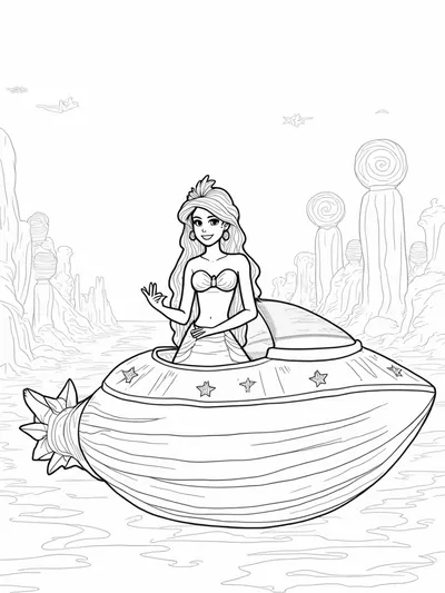 Little Mermaid starship navigator