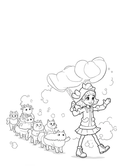 Gabby’s imagination parade