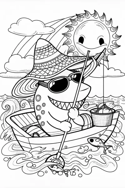Sharky the Shark in the Ocean Adventure