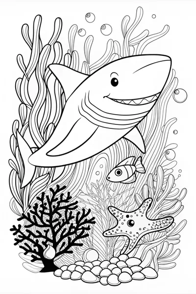 Shark and Fish