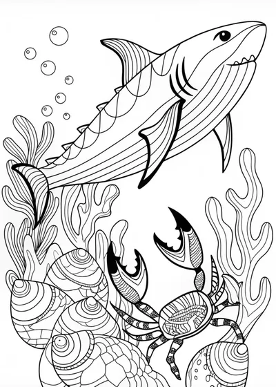 Shark and Lobster