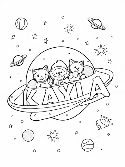 KAYLA’s spaceship adventure
