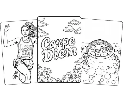 AI Coloring Page Generator preview