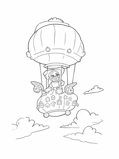 Barbie’s hot air balloon adventure