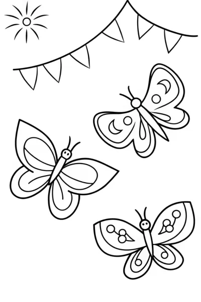 Butterflies at the festival