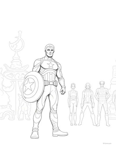 Captain America for Kids