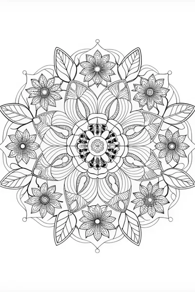 Blooming Floral Mandala