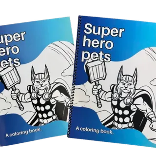 Printed personalized coloring book