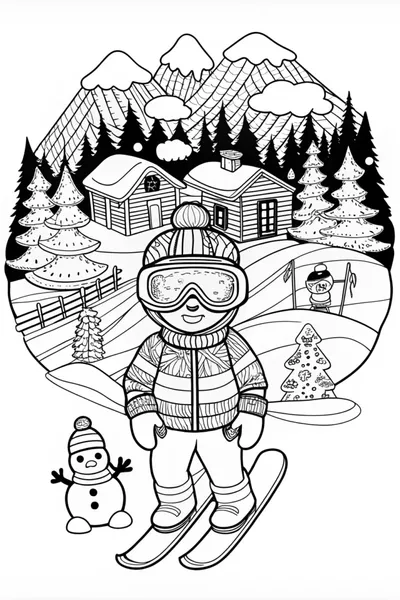 Bowser’s Mountain Adventure Coloring Page