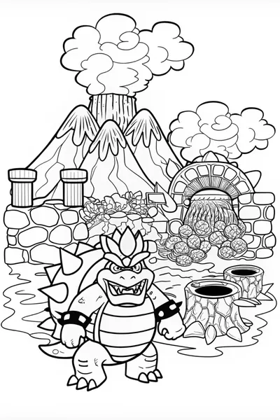 Bowser in the Mountainous Wilderness