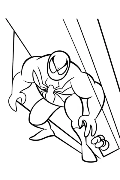 Venom facing a shadow creature