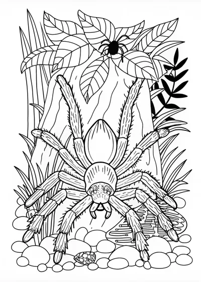 “Mountain Landscape with Spider”
