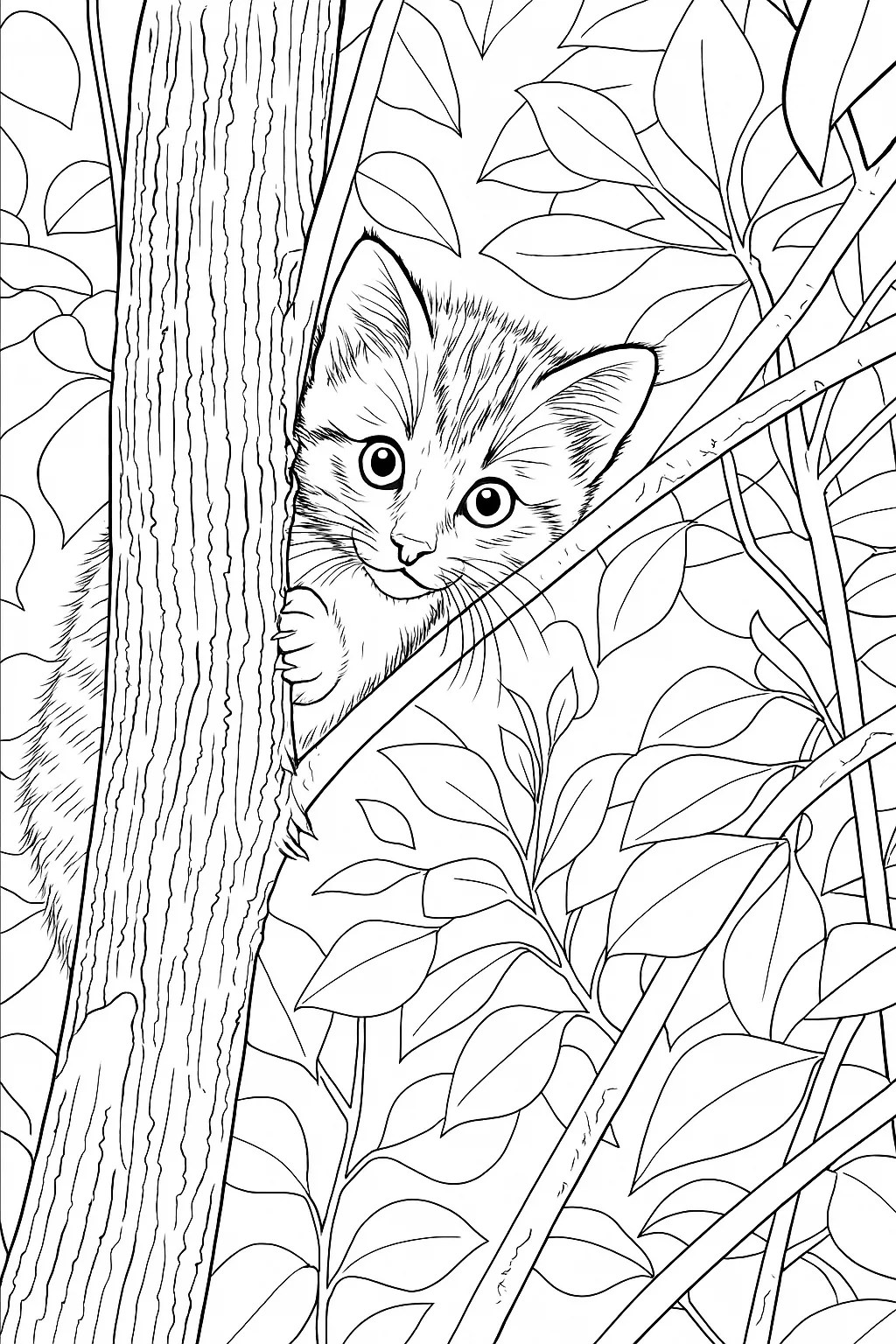 A default style coloring page