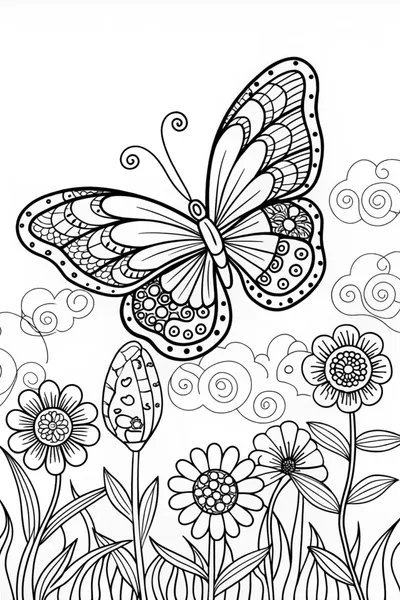 Butterfly Blossom Delight