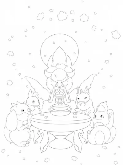 Ninetales tea ceremony