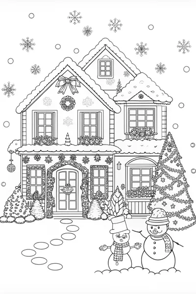 Raindrop Strings Coloring Page