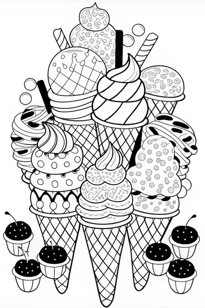 Ice Cream Scoop Pattern