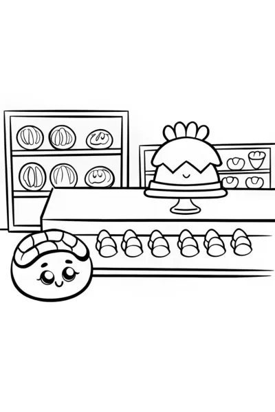 Shopkins Bakery Bonanza with Jellybee and Croissant Deli