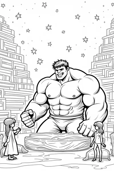 Hulk as a cosmic librarian