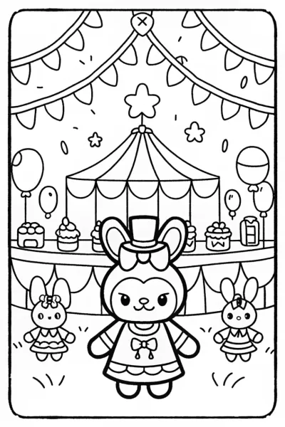 Kuromi’s Mischief at the Festival Funfair